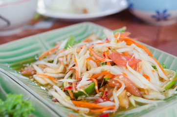 papaya salad.