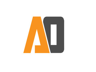 AO Initial Logo for your startup venture