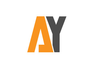 AY Initial Logo for your startup venture