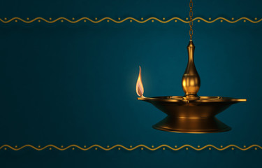  Indian Traditional Oil Lamp 