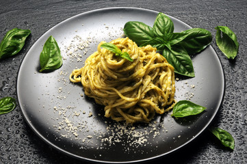 Pesto alla genovese Πέστο Cucina italiana البيستو Italian cuisine...