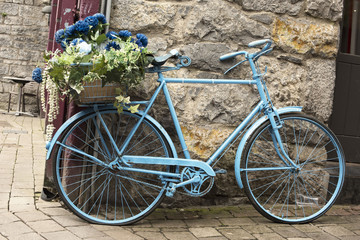 Fototapeta na wymiar Blue Bicycle