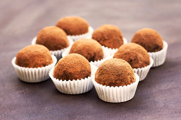 Homemade sweets, small cakes