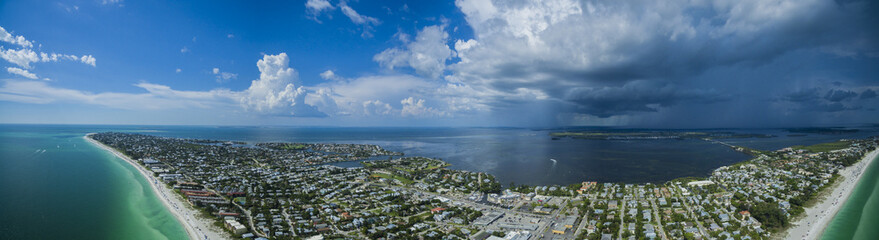 Aerial view of Anna Maria Island