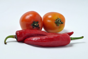 Red Chili and Tomato