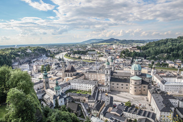Salzburg Österreich von oben