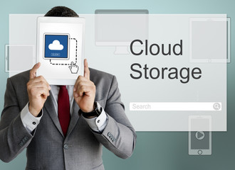 Cloud Computing Back Up Download Network