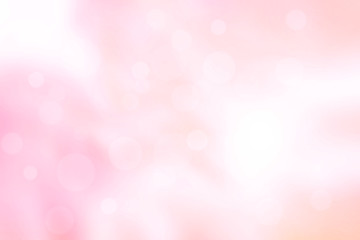 Abstract blurred pink pastel bokeh background. White rays light flare for love wallpaper. Soft...