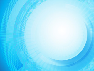 Circle technology blue  background