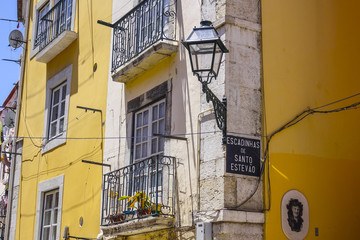Beautiful houses in Lisbon