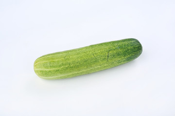 Cucumber isolated on white background.