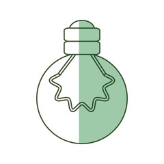 isolated energy bulb