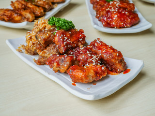 Rib pork chop fried