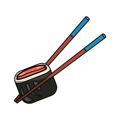 Delicious sushi food