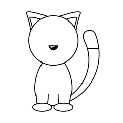 Cute cat cartoon