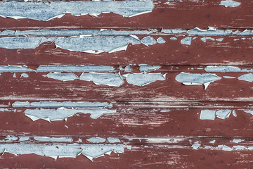 Pattern old painted metal surface Rusty peeling paint