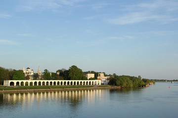 Fototapeta premium river in Velikiy Novgorod