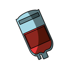 Blood bag isolated
