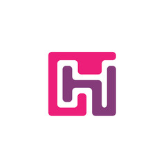 letter H logo design vector illustration template, letter H logo vector, creative Letter H letter logo