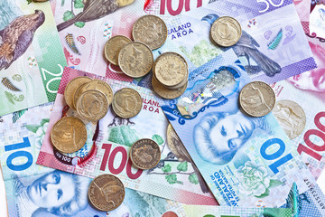 New Zealand money or currency