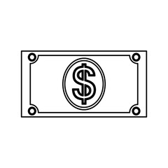 Obraz premium Money billet isolated