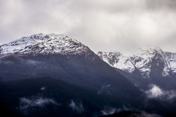 Fototapeta na wymiar Southern Alps in New Zealand