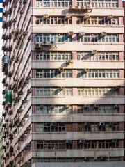 Building background in Hong Kong