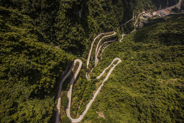 Tongtian Highway at Tianmen Mountain