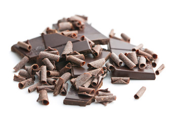 Tasty chocolate curls.