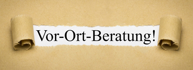 Vor-Ort-Beratung!