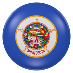  Minnesota State flag button