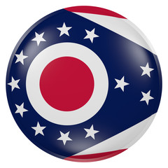 Ohio State flag button