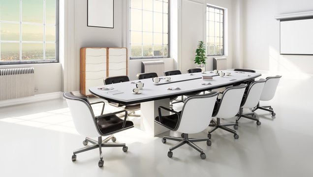 Modern Meeting Room with meeting table