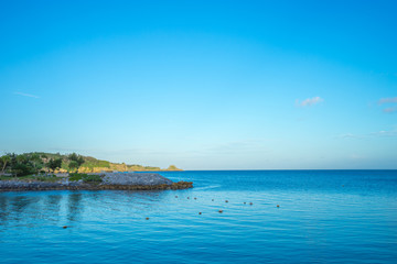 Beautiful ocean view in Okinawa, Japan
