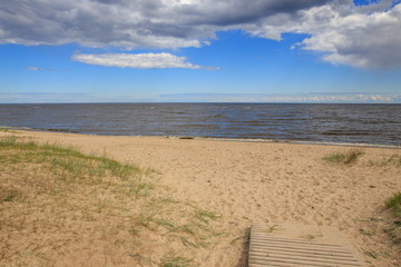 Fototapeta na wymiar Baltic coast in summer