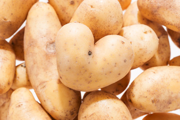 Heap of potatoes