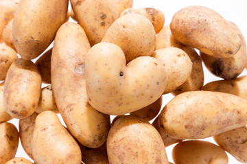 Heap of potatoes