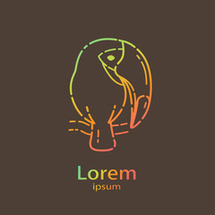 Logo template - toucan
