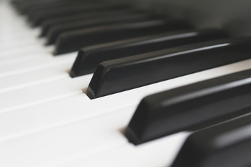 Classical piano keys