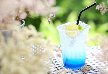 Blue Lagoon cocktail