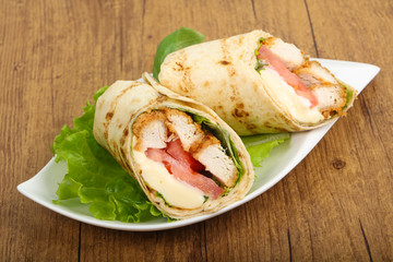 Chicken bread roll