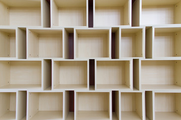 Bookshelf in the library