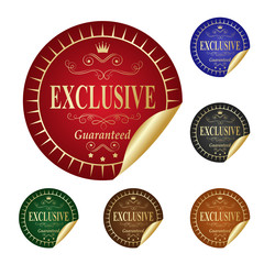 Эксклюзив наклейка.