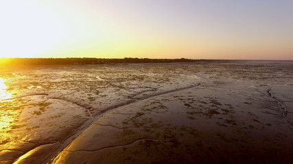 vue aérienne bassin d'Arcachon France