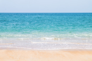 beautiful sea sand and beach background