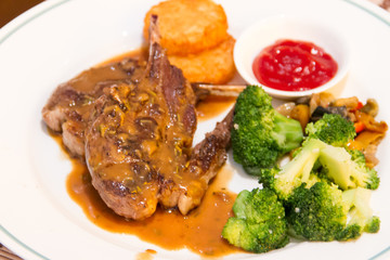 lamb steak