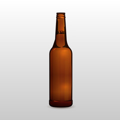 Beer bottle mock up for your design eps 10