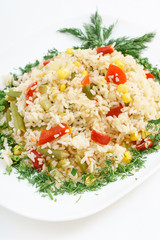 rice with vegetables