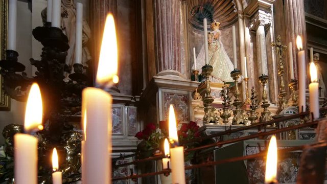 Statue of Mary, mother of Jesus.