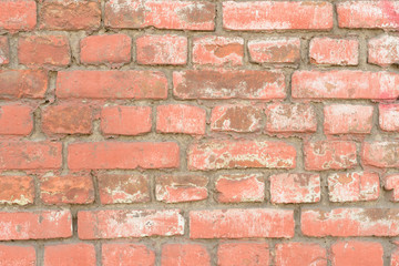 Brick texture with scratches and cracks
